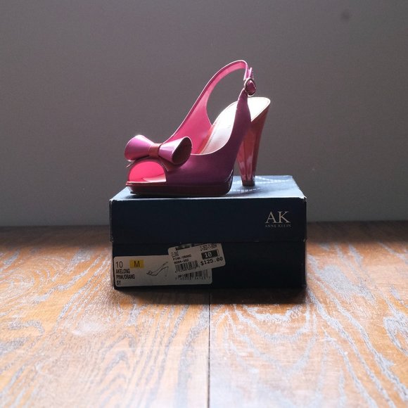 Women's Anne Klein Bow-Tie Sling-backs - Picture 1 of 4
